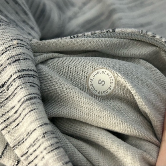 Lululemon Close to Crossing Long Sleeve Rulu Space Dye Camo White Silver Spoon - Picture 4 of 6